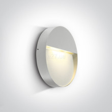 Настінний світильник One Light 67360/W/W Round Indoor/Outdoor Wall Dark Lights Die cast, 9 Вт, 350 лм, 3000K · One Light · one-light-67360-w-w