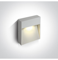 Настінний світильник One Light 67360A/W/W Square Indoor/Outdoor Wall Dark Lights Die cast, 9 Вт, 350 лм, 3000K