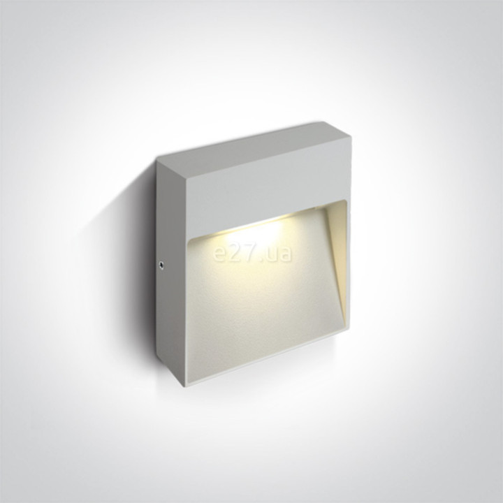 Настінний світильник One Light 67360A/W/W Square Indoor/Outdoor Wall Dark Lights Die cast, 9 Вт, 350 лм, 3000K · One Light · one-light-67360a-w-w