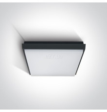 Стельовий світильник One Light 67362A/AN/W Outdoor Slim LED Plafo Die cast, 25 Вт, 1600 лм, 3000K