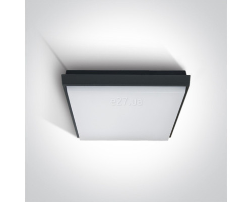 Стельовий світильник One Light 67363A/AN/W Outdoor Slim LED Plafo Die cast, 30 Вт, 2500 лм, 3000K