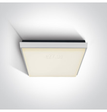 Стельовий світильник One Light 67363A/W/W Outdoor Slim LED Plafo Die cast, 30 Вт, 2500 лм, 3000K
