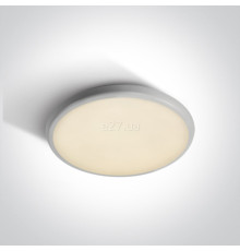 Стельовий світильник One Light 67368/W/W The LED Slim Plafo Range Round, 18 Вт, 1350 лм, 3000K