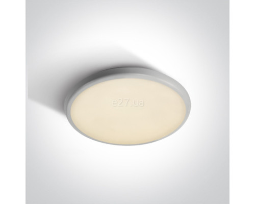 Стельовий світильник One Light 67368/W/W The LED Slim Plafo Range Round, 18 Вт, 1350 лм, 3000K