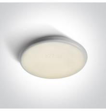 Стельовий світильник One Light 67370/W/C The LED Slim Plafo Range PC, 25 Вт, 2000 лм, 4000K