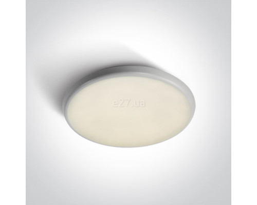 Стельовий світильник One Light 67370/W/C The LED Slim Plafo Range PC, 25 Вт, 2000 лм, 4000K