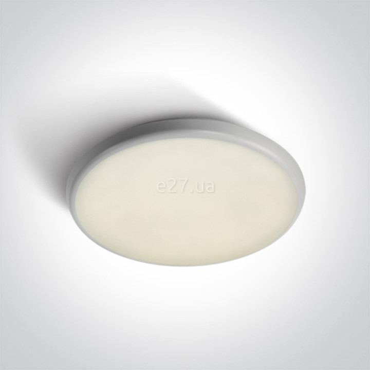 Стельовий світильник One Light 67370/W/C The LED Slim Plafo Range PC, 25 Вт, 2000 лм, 4000K · One Light · one-light-67370-w-c