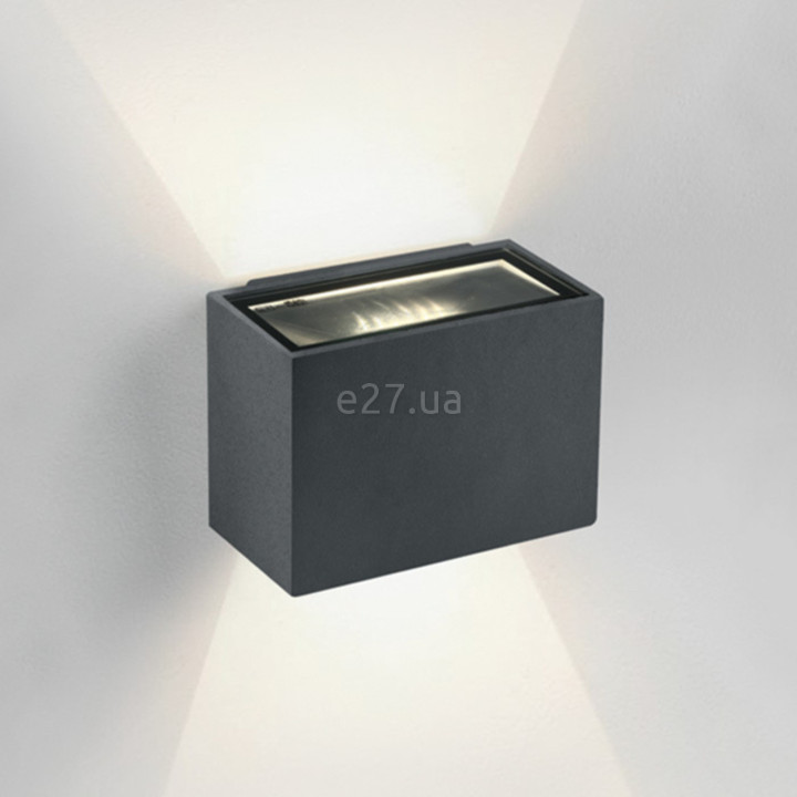 Настінний світильник One Light 67374/AN/W Outdoor Wall Up & Down Lights Die cast, 3 Вт, 420 лм, 3000K · One Light · one-light-67374-an-w