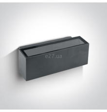 Настінний світильник One Light 67374A/AN/W Outdoor Wall Up & Down Lights Die cast, 6 Вт, 840 лм, 3000K