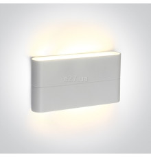 Настінний світильник One Light 67376A/W/W Outdoor Slim Range Up & down beam, 6 Вт, 840 лм, 3000K