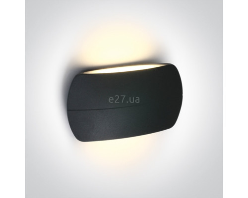 Настінний світильник One Light 67378A/AN/W Outdoor Slim Oval Range Up & down beam, 6 Вт, 840 лм, 3000K