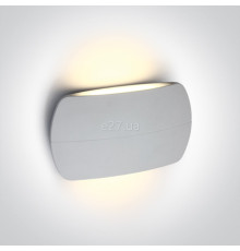 Настінний світильник One Light 67378A/W/W Outdoor Slim Oval Range Up & down beam, 6 Вт, 840 лм, 3000K