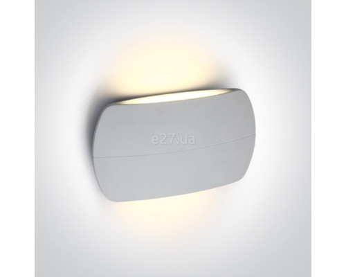 Настінний світильник One Light 67378A/W/W Outdoor Slim Oval Range Up & down beam, 6 Вт, 840 лм, 3000K