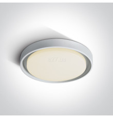 Стельовий світильник One Light 67384/W/W Outdoor Project LED Plafo Die cast, 30 Вт, 2500 лм, 3000K