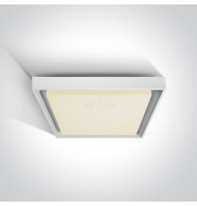 Стельовий світильник One Light 67384A/W/W Outdoor Project LED Plafo Die cast, 30 Вт, 2500 лм, 3000K