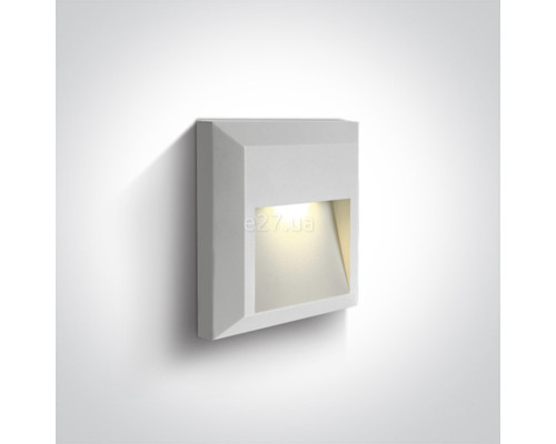 Настінний світильник One Light 67388B/W/W Outdoor Dark Lights ABS + PC, 2 Вт, 60 лм, 3000K