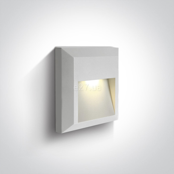 Настінний світильник One Light 67388B/W/W Outdoor Dark Lights ABS + PC, 2 Вт, 60 лм, 3000K · One Light · one-light-67388b-w-w