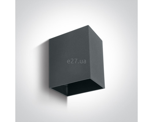 Настінний світильник One Light 67398/AN/W Outdoor Wall Dark Lights Die cast, 3 Вт, 200 лм, 3000K