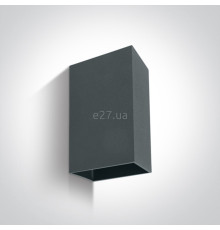 Настінний світильник One Light 67398A/AN/W Outdoor Wall Dark Lights Die cast, 3 Вт, 400 лм, 3000K