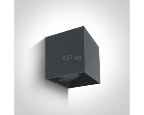 Настінний світильник One Light 67398C/AN/W Outdoor Wall Dark Lights Die cast, 3 Вт, 400 лм, 3000K