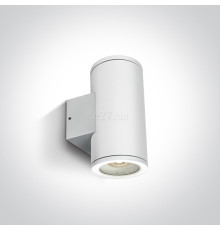 Настінний світильник One Light 67400B/W The GU10 Outdoor Wall Lights Die cast