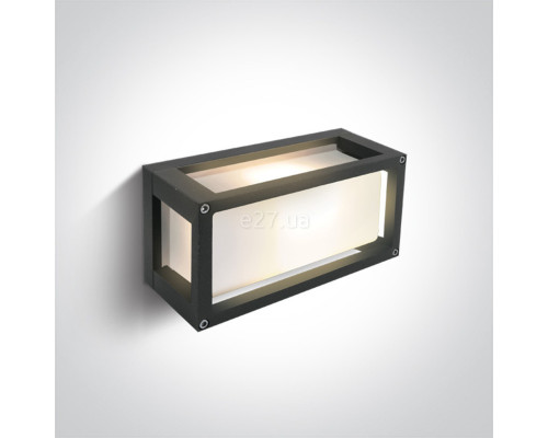 Настінний світильник One Light 67420/AN Outdoor E27 Square Die cast
