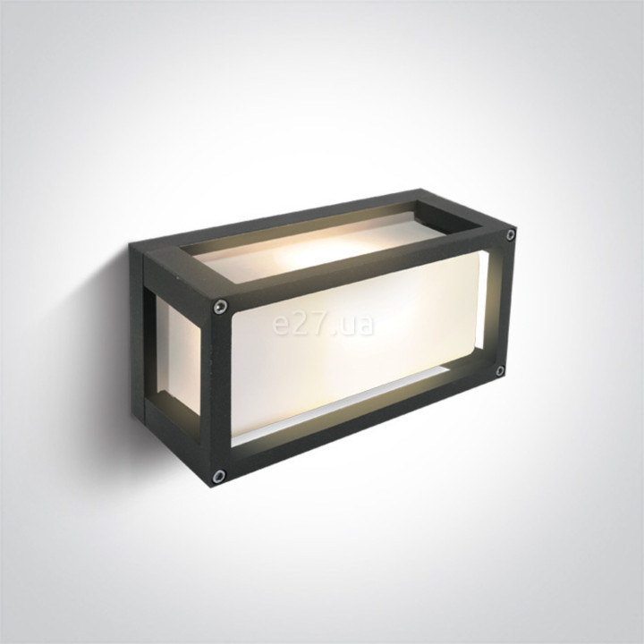 Настінний світильник One Light 67420/AN Outdoor E27 Square Die cast · One Light · one-light-67420-an