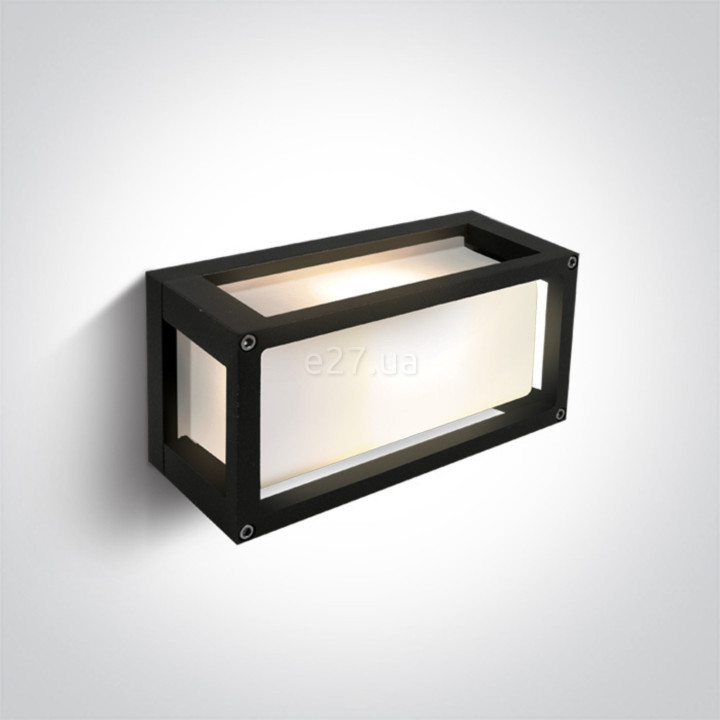 Настінний світильник One Light 67420/B Outdoor E27 Square Die cast · One Light · one-light-67420-b