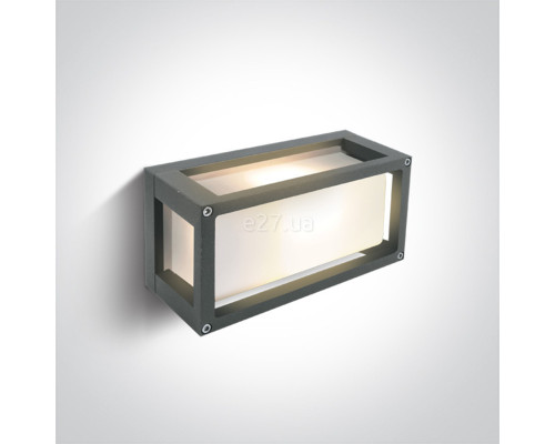 Настінний світильник One Light 67420/G Outdoor E27 Square Die cast