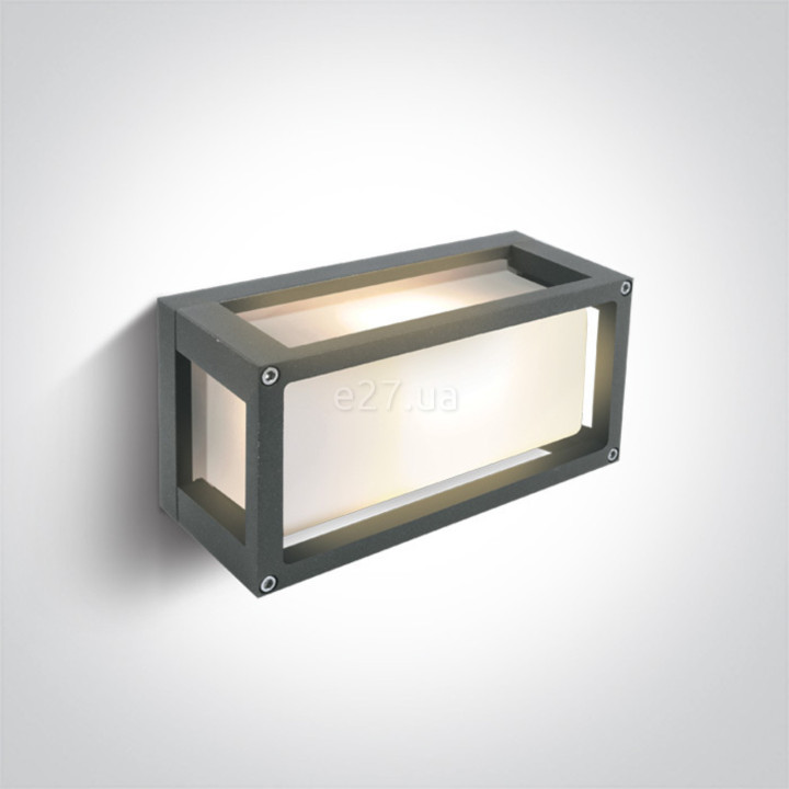 Настінний світильник One Light 67420/G Outdoor E27 Square Die cast · One Light · one-light-67420-g