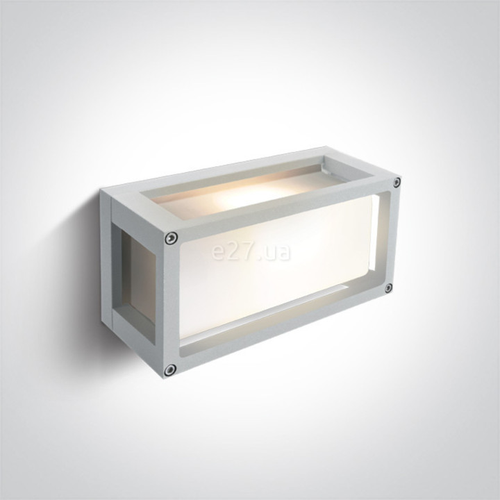 Настінний світильник One Light 67420/W Outdoor E27 Square Die cast · One Light · one-light-67420-w