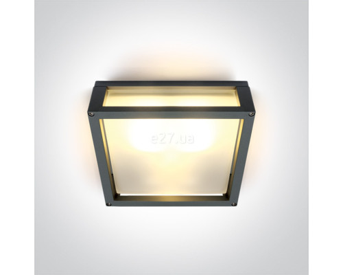 Стельовий світильник One Light 67420B/AN Outdoor E27 Square Die cast
