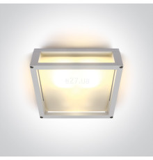 Стельовий світильник One Light 67420B/W Outdoor E27 Square Die cast