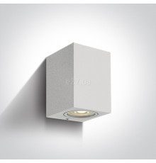 Настінний світильник One Light 67426/W The GU10 Outdoor Cube Lights Die cast