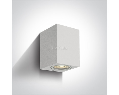Настінний світильник One Light 67426/W The GU10 Outdoor Cube Lights Die cast