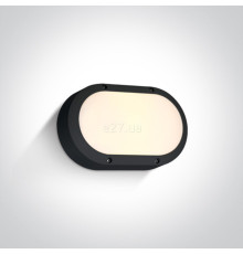 Настінний світильник One Light 67442B/B/W The Classic Outdoor Range Die cast, 10 Вт, 600 лм, 3000K