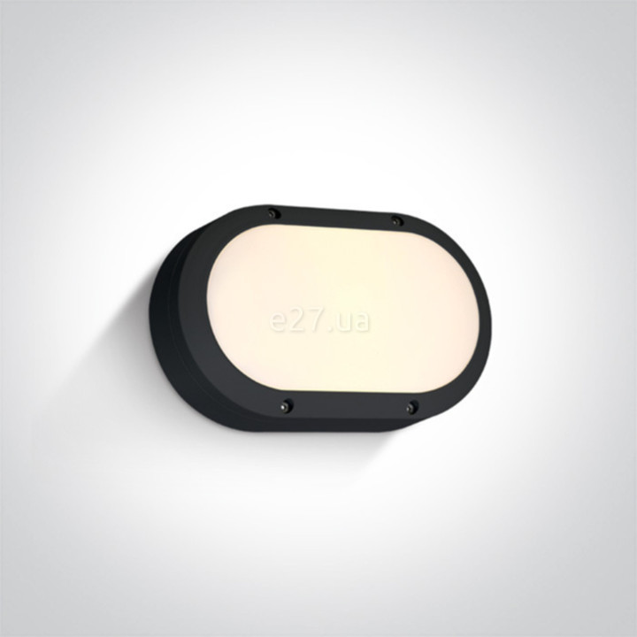 Настінний світильник One Light 67442B/B/W The Classic Outdoor Range Die cast, 10 Вт, 600 лм, 3000K · One Light · one-light-67442b-b-w