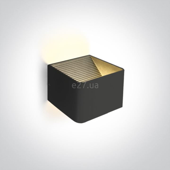 Настінний світильник One Light 67466A/B/W The Backlight Wall Range Aluminium, 6 Вт, 400 лм, 3000K · One Light · one-light-67466a-b-w