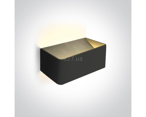 Настінний світильник One Light 67466B/B/W The Backlight Wall Range Aluminium, 6 Вт, 400 лм, 3000K