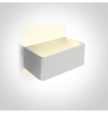 Настінний світильник One Light 67466B/W/W The Backlight Wall Range Aluminium, 6 Вт, 400 лм, 3000K