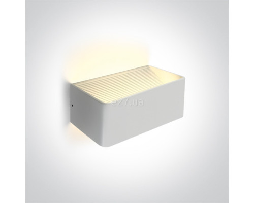 Настінний світильник One Light 67466B/W/W The Backlight Wall Range Aluminium, 6 Вт, 400 лм, 3000K