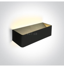 Настінний світильник One Light 67466C/B/W The Backlight Wall Range Aluminium, 12 Вт, 800 лм, 3000K
