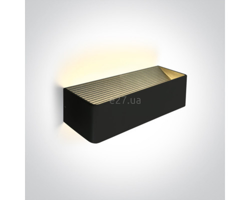 Настінний світильник One Light 67466C/B/W The Backlight Wall Range Aluminium, 12 Вт, 800 лм, 3000K