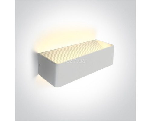Настінний світильник One Light 67466C/W/W The Backlight Wall Range Aluminium, 12 Вт, 800 лм, 3000K