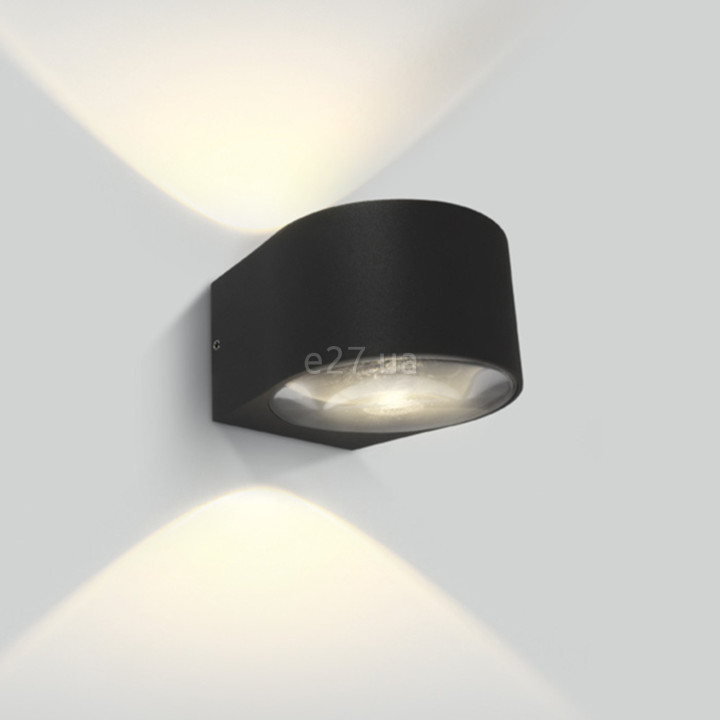 Настінний світильник One Light 67480B/AN/W Indoor/Outdoor Wall Lights Die cast, 6 Вт, 960 лм, 3000K · One Light · one-light-67480b-an-w