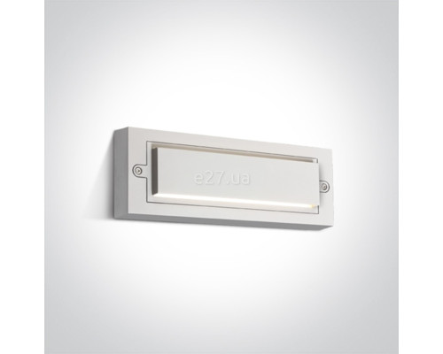 Настінний світильник One Light 67502B/W/W Outdoor Wall Bricks ABS+PC, 6 Вт, 110 лм, 3000K