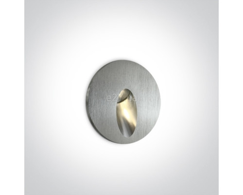 Настінний світильник One Light 68030/AL/W Indoor/Outdoor Dark Light Wall Recessed, 3 Вт, 3000K