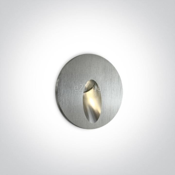 Настінний світильник One Light 68030/AL/W Indoor/Outdoor Dark Light Wall Recessed, 3 Вт, 3000K · One Light · one-light-68030-al-w