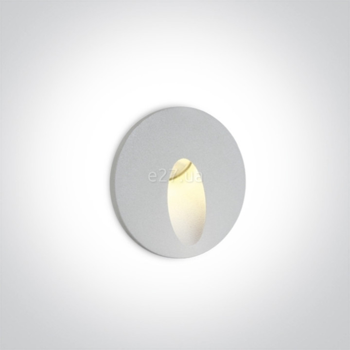 Настінний світильник One Light 68030/W/W Indoor/Outdoor Dark Light Wall Recessed, 3 Вт, 3000K · One Light · one-light-68030-w-w