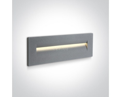 Настінний світильник One Light 68066/G/W Outdoor Dark Light Wall Recessed Die cast, 8.5 Вт, 160 лм, 3000K